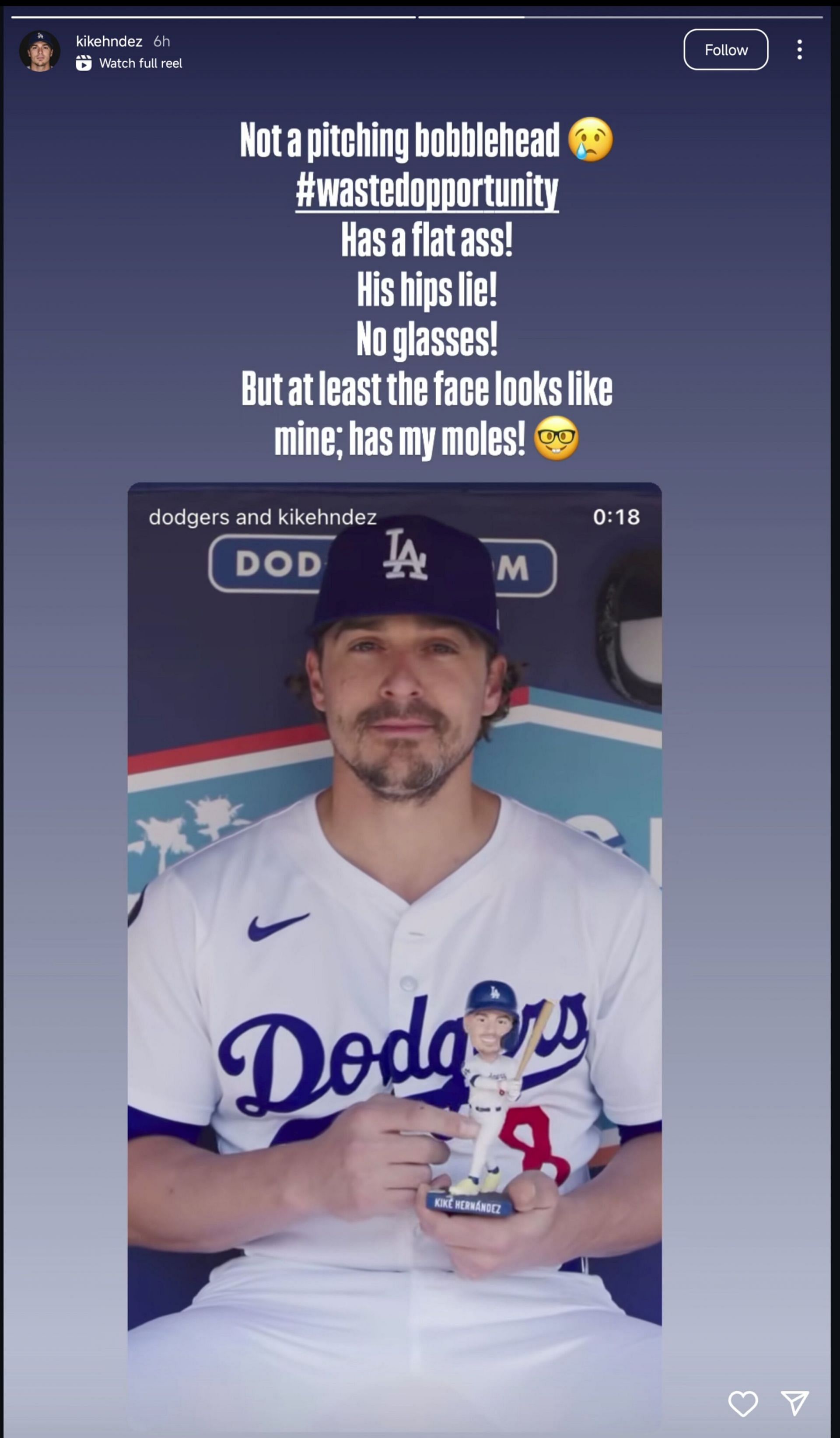(Image source - Kike Hernandez Instagram)